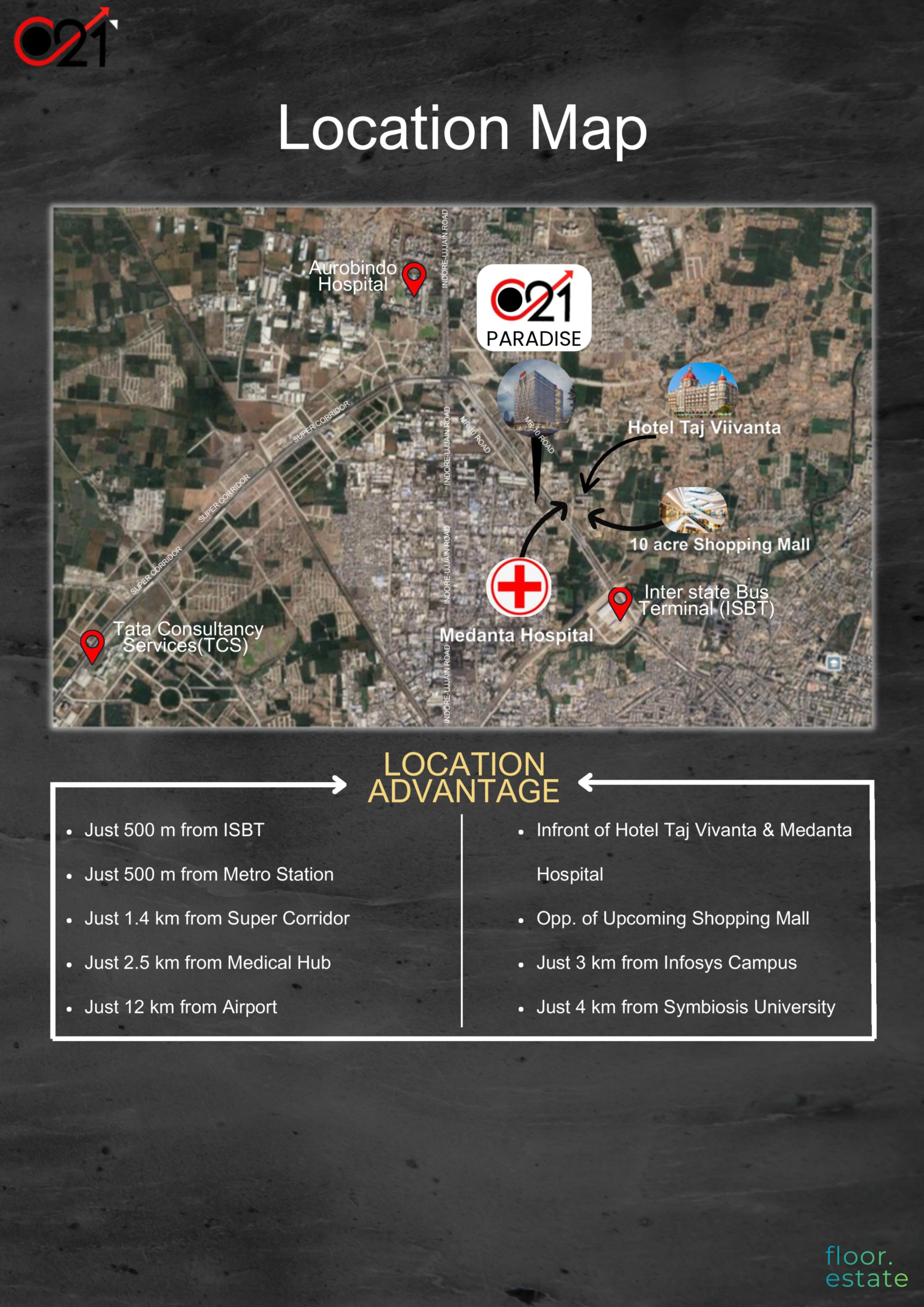 C21 Paradise Location